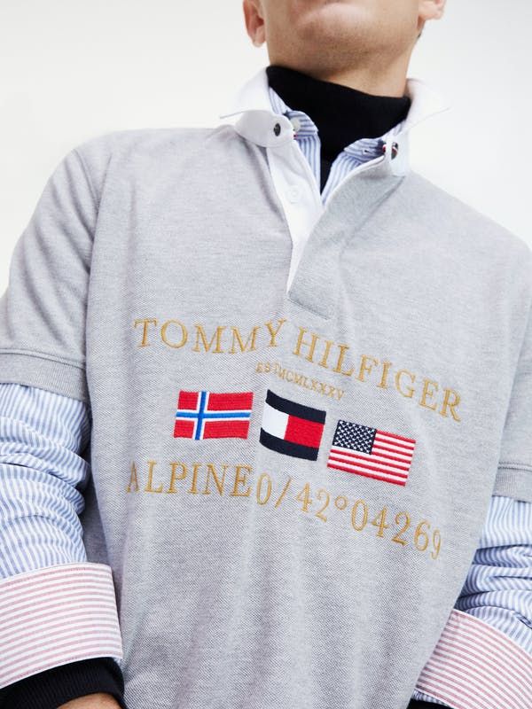 Tommy Hilfiger - Áo polo tay ngắn nam Relaxed Rugby Polo ME21-MS20