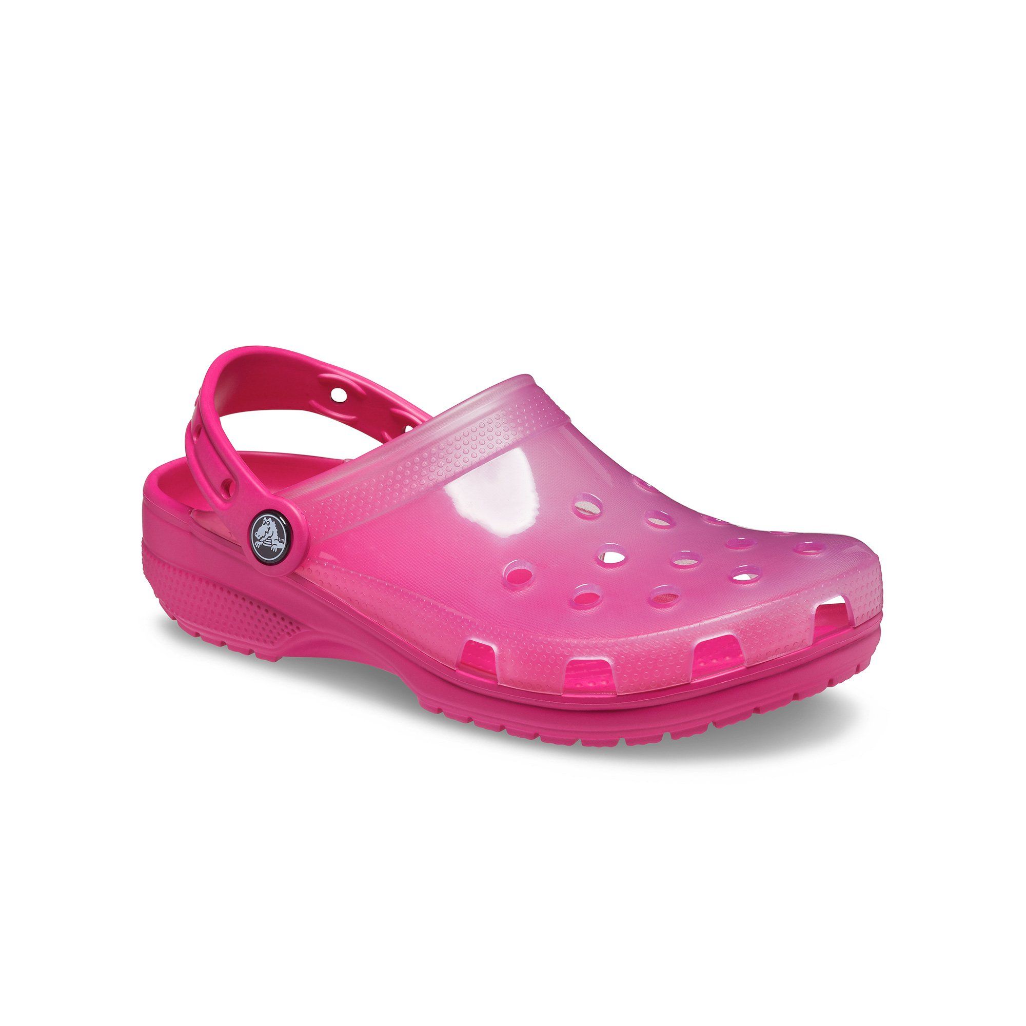 Crocs - Xăng đan nam nữ Classic Clog Translucent Candy Pink SS21-2069
