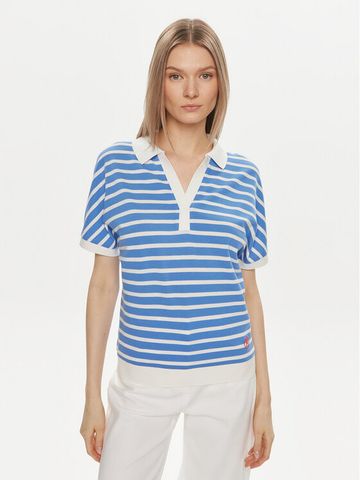 Tommy Hilfiger - Áo polo tay ngắn nữ Relaxed Lyocell Polo