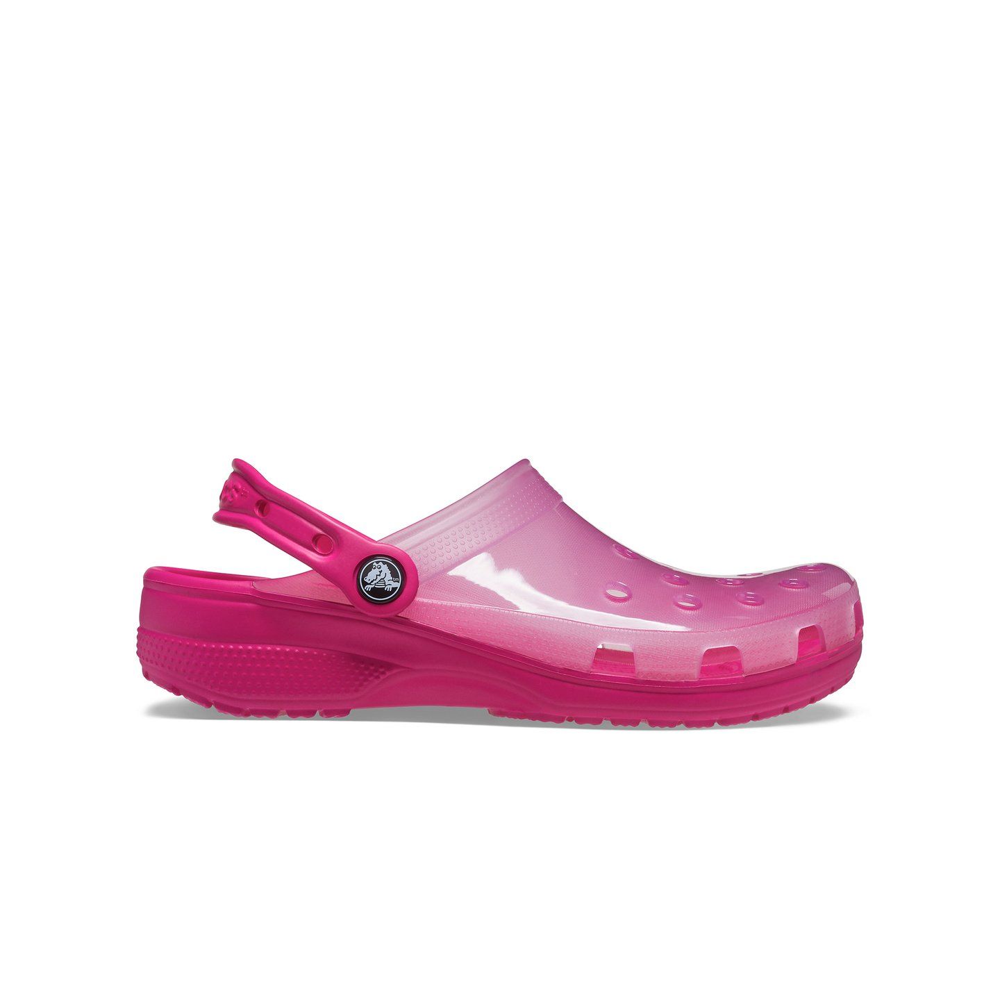 Crocs - Xăng đan nam nữ Classic Clog Translucent Candy Pink SS21-2069
