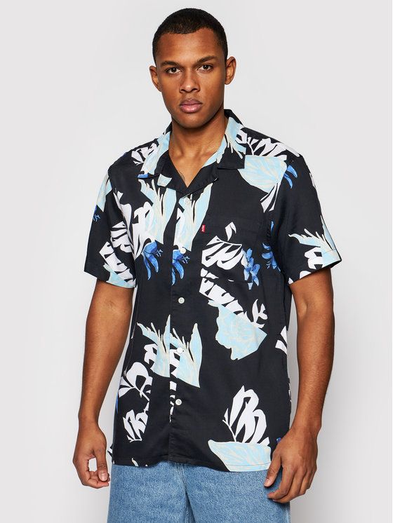 Levi's - Áo sơ mi tay ngắn nam Regular Men Levis Flora SS21-0035