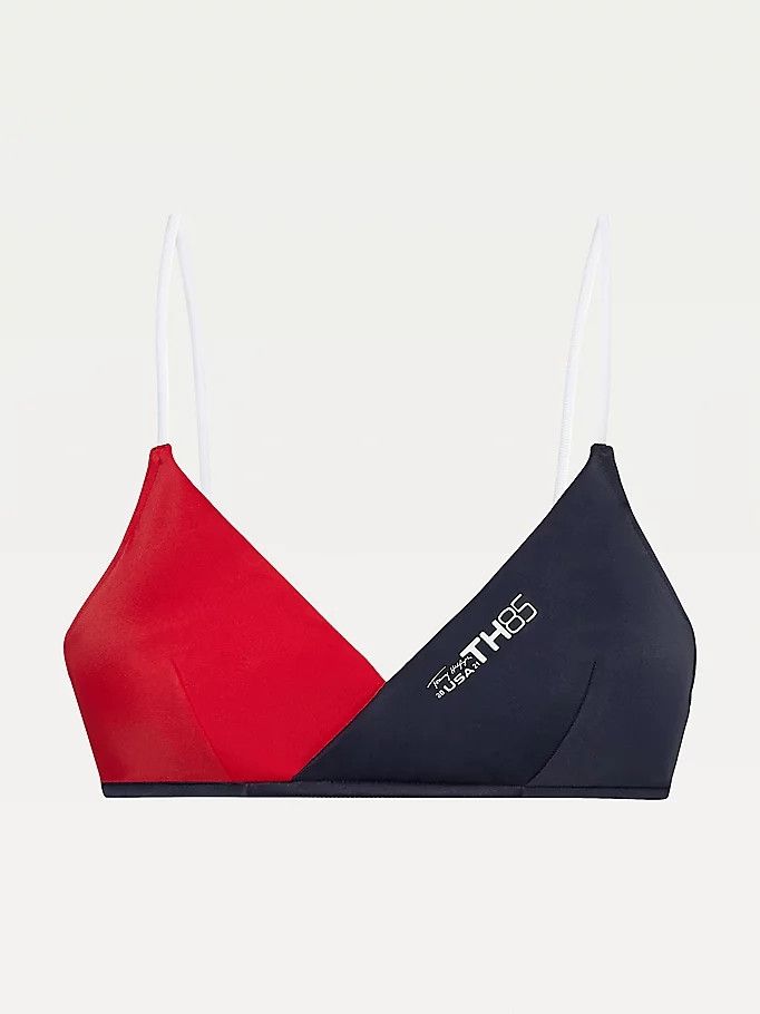 Tommy Hilfiger - Đồ bơi nữ Triangle Bralette RIppe UW21-9299
