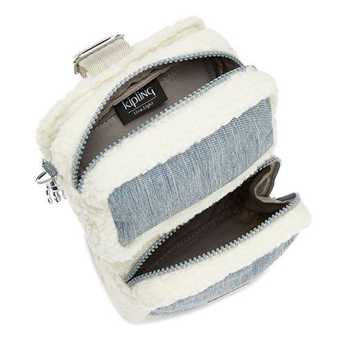 Kipling - Túi đeo chéo Ovando Blue Jeans Bl CR1G89