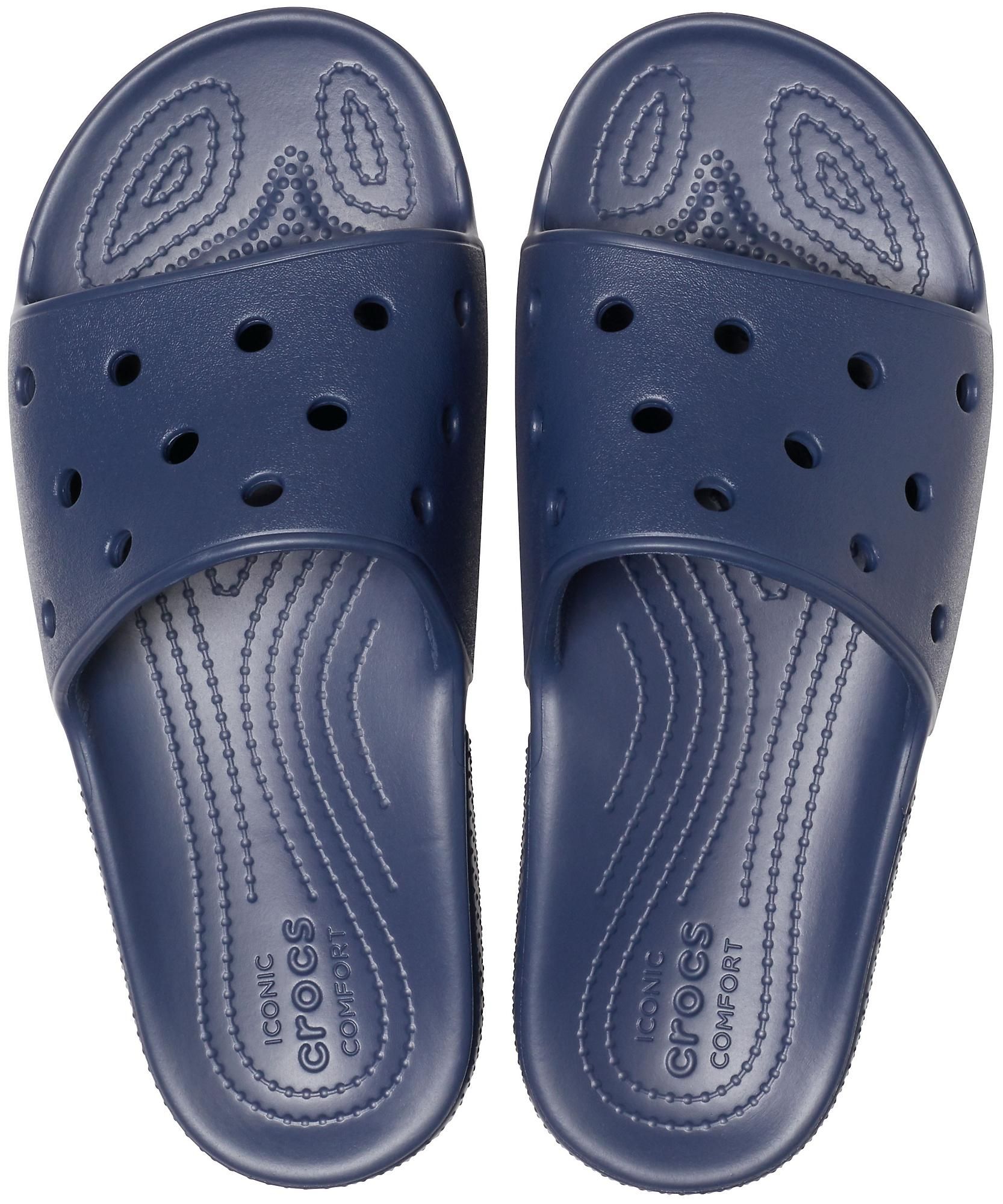 Crocs - Dép sandal nam nữ Classic Slide U Navy Classic SS20-2061