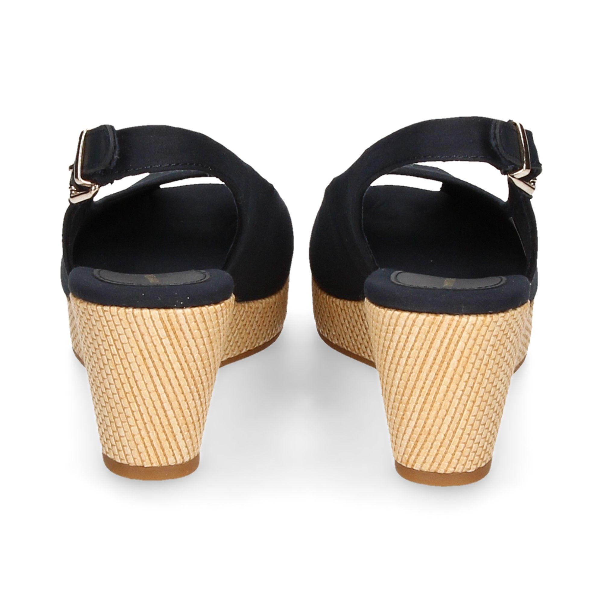 Tommy Hilfiger - Giày đế cao Nữ Iconic Elba Sling Back Wedge FW21-5P29