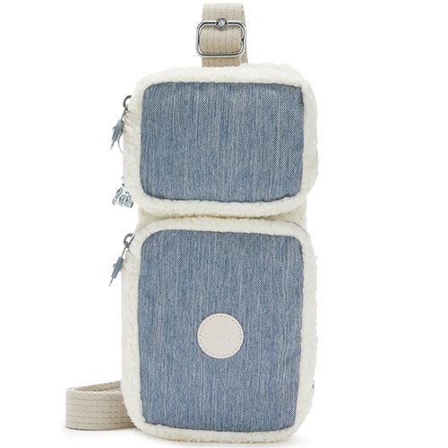 Kipling - Túi đeo chéo Ovando Blue Jeans Bl CR1G89