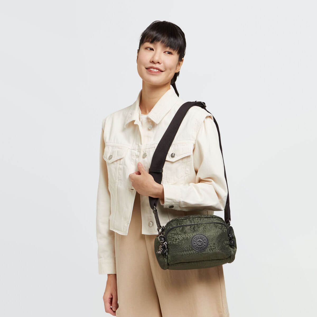 Kipling - Túi đeo chéo Jenera S Urban Green CR21-7F64