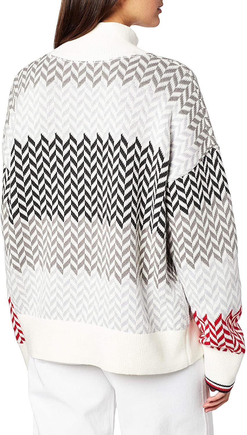Tommy Hilfiger - Áo len tay dài Nữ Saige Turtle Sweet WW21-5050
