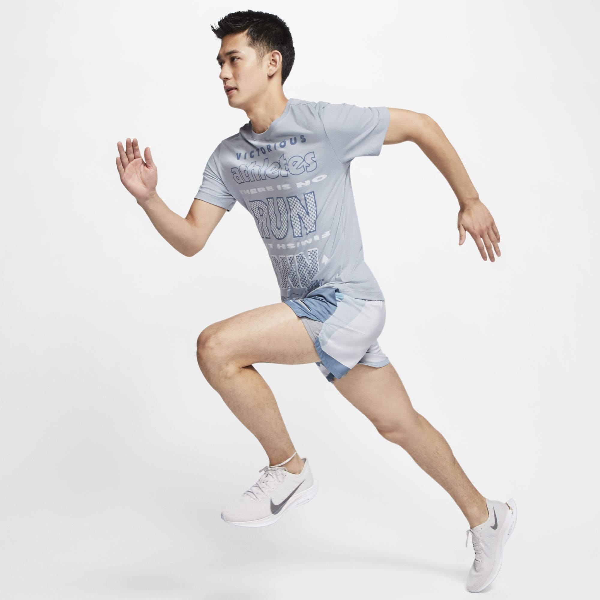 Nike - Áo tay ngắn thể thao nam As M Nk Dry Tee Wild Run 1 AP-CT64