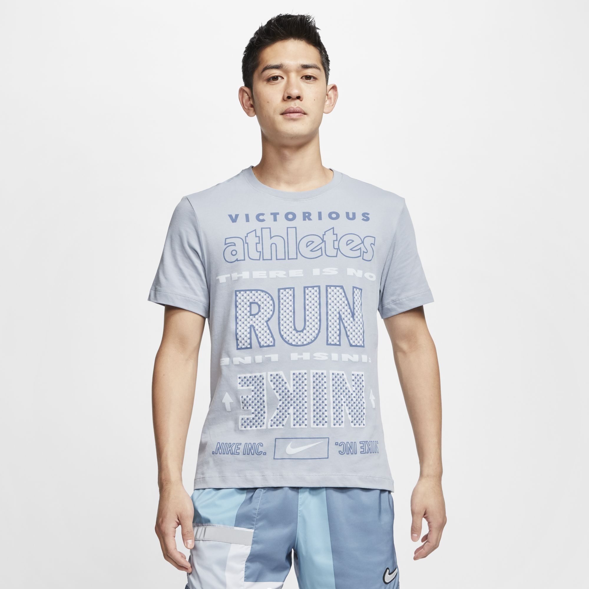 Nike - Áo tay ngắn thể thao nam As M Nk Dry Tee Wild Run 1 AP-CT64