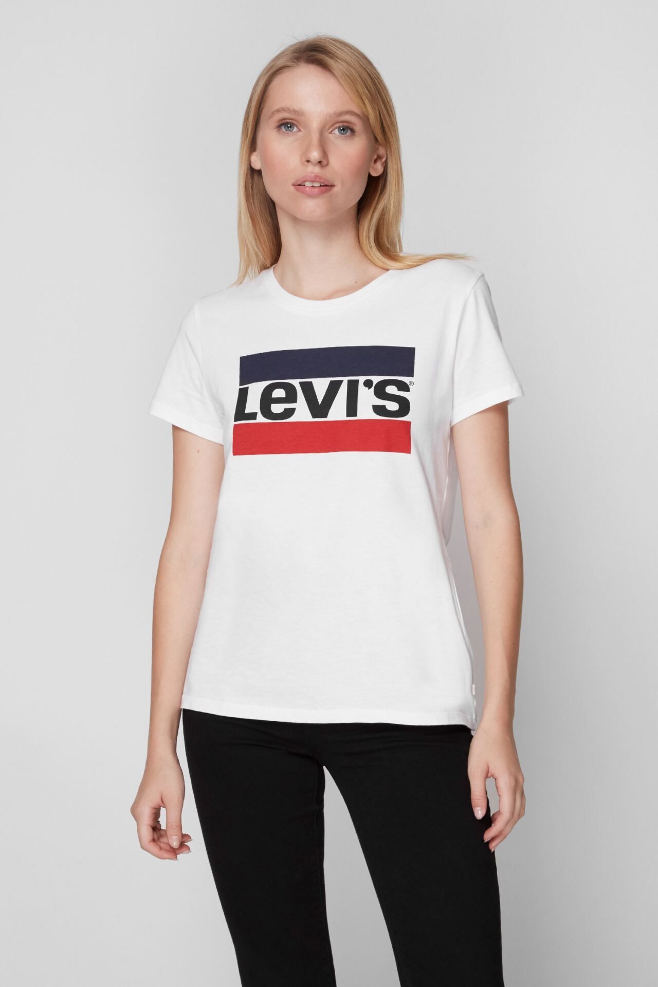 Levi's - Áo Tay Ngắn Nữ Sportswear Logo Women Tee - White