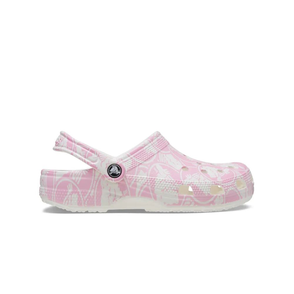 Crocs - Xăng đan nam nữ Classic Duke Print Pink Tweed Sandal