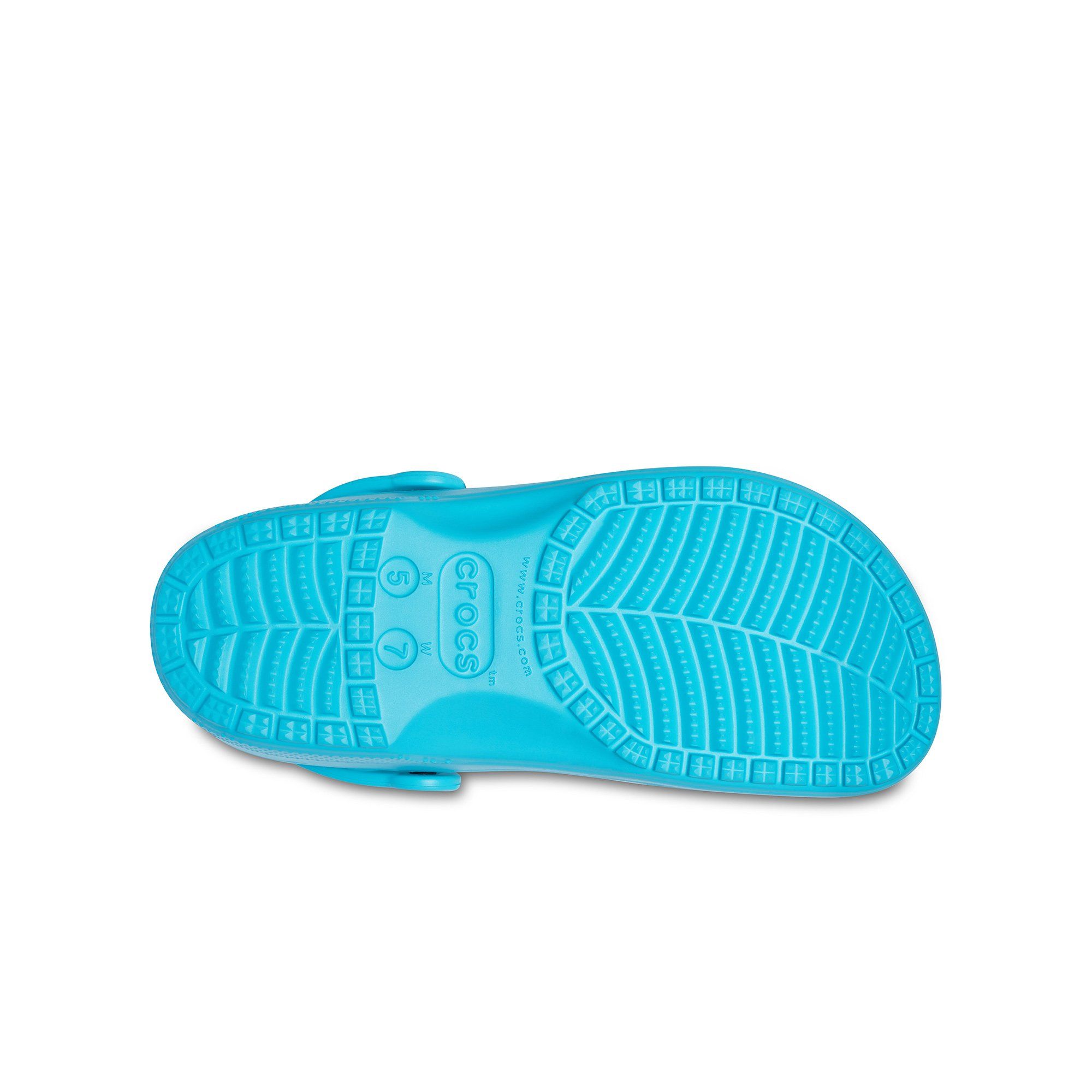 Crocs - Xăng đan nam nữ Classic Clog Translucent Digital Aqua SS21-2069