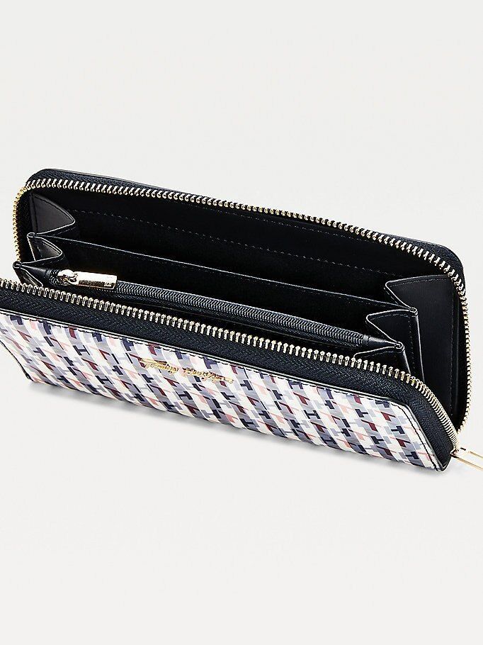 Tommy Hilfiger - Ví nữ Iconic Tommy Large Zip AW21-8Q21