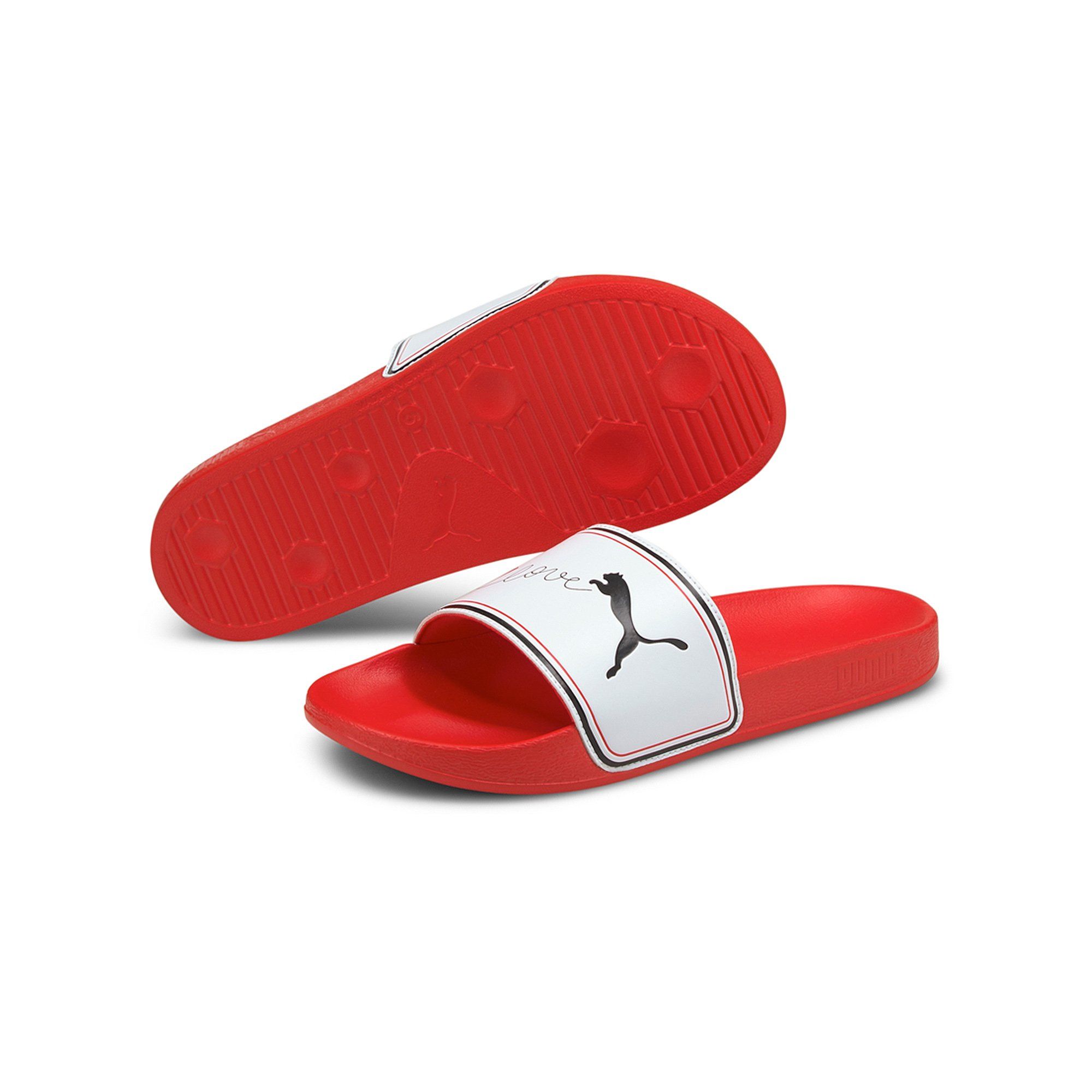 Puma - Dép quai ngang nữ Leadcat Valentine Poppy Red-Pu Lifestyle SS21-3751