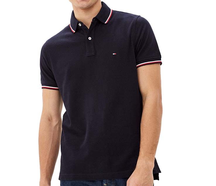 Tommy Hilfiger - Áo polo tay ngắn nam Core Tommy Tipped Slim Polo AP21-GN55