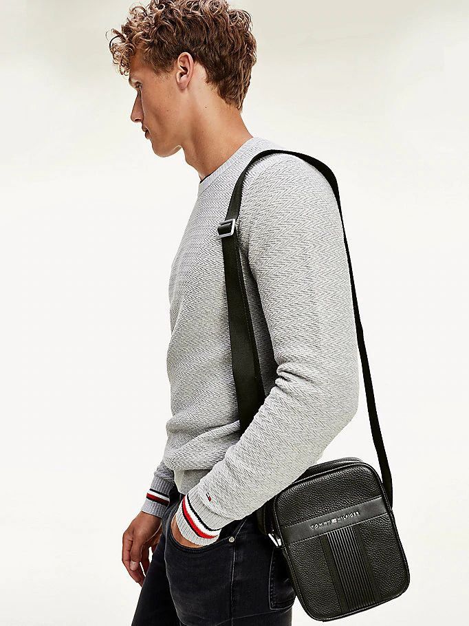 Tommy Hilfiger - Túi đeo chéo da Nam Downtown Mini Reviver AM21-QP20