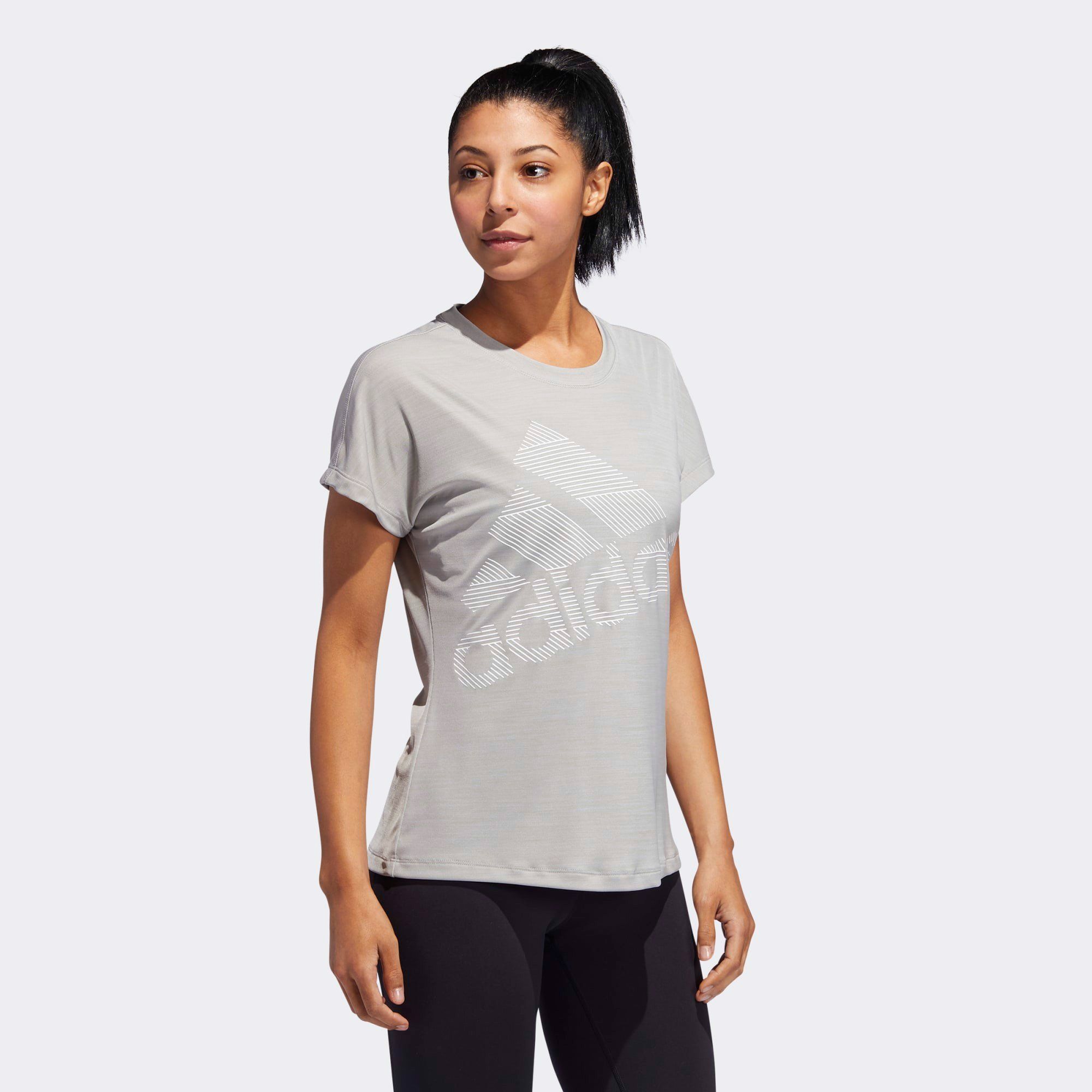 adidas - Áo thun tay ngắn Nữ Bos Logo Tee T-Shirt FW19-EB97