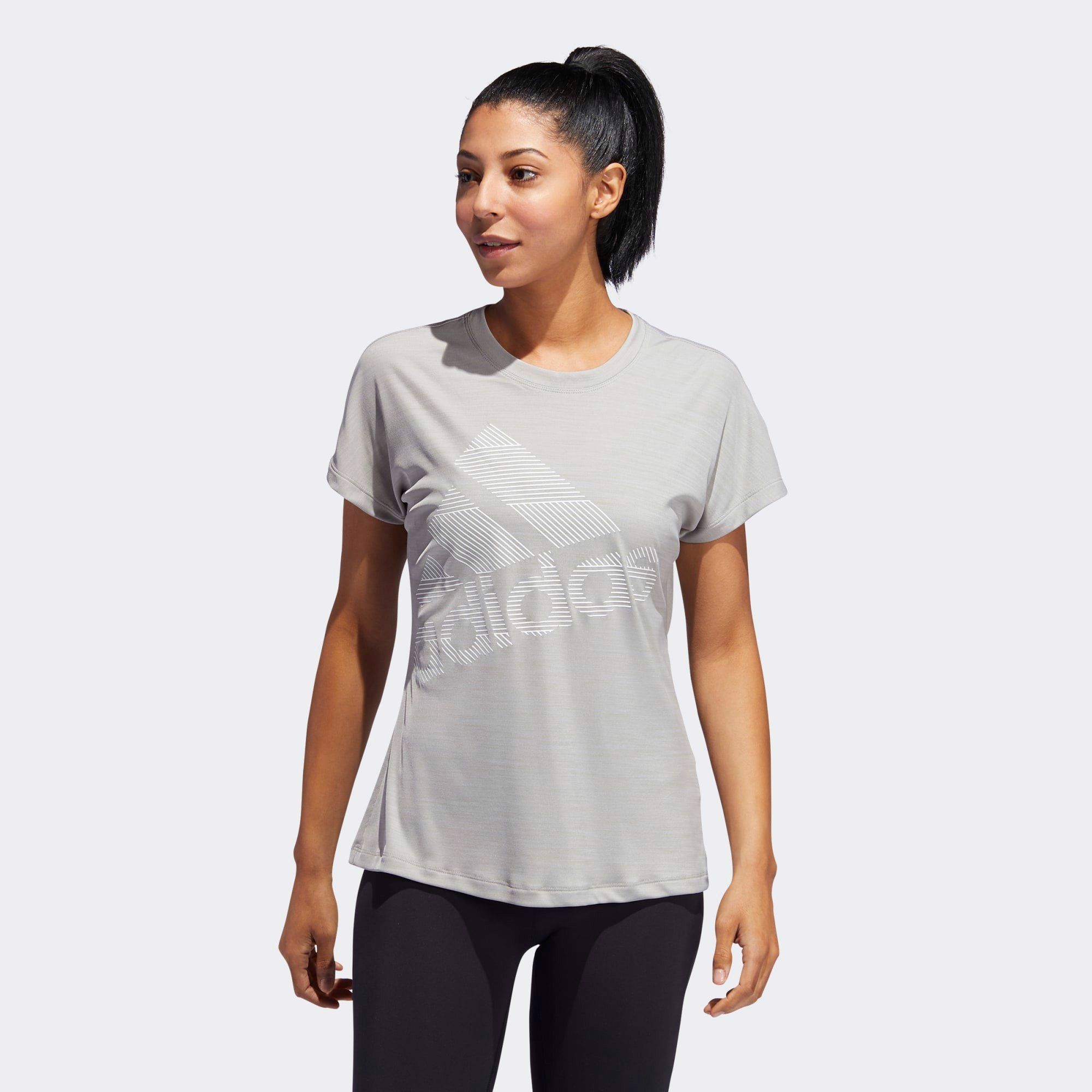 adidas - Áo thun tay ngắn Nữ Bos Logo Tee T-Shirt FW19-EB97