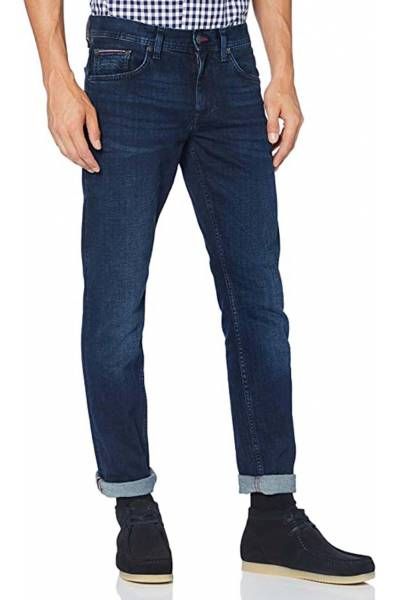 Tommy Hilfiger - Quần jeans nam Slim Bleecker Bridger MW21-9899