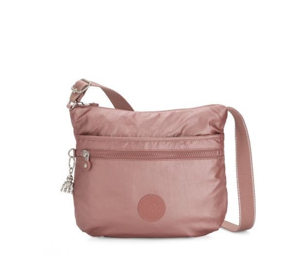 Kipling - Túi đeo chéo Arto Metallic Rust CR21-848P