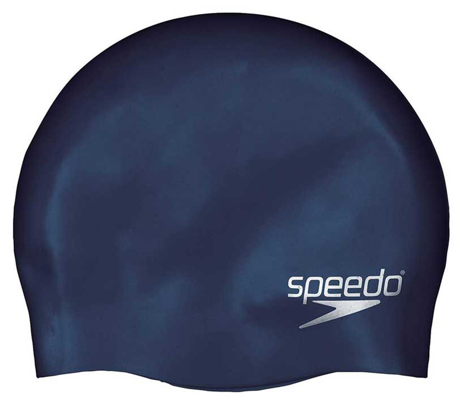 Speedo - Nón bơi Plain Flat Silicone Cap Navy