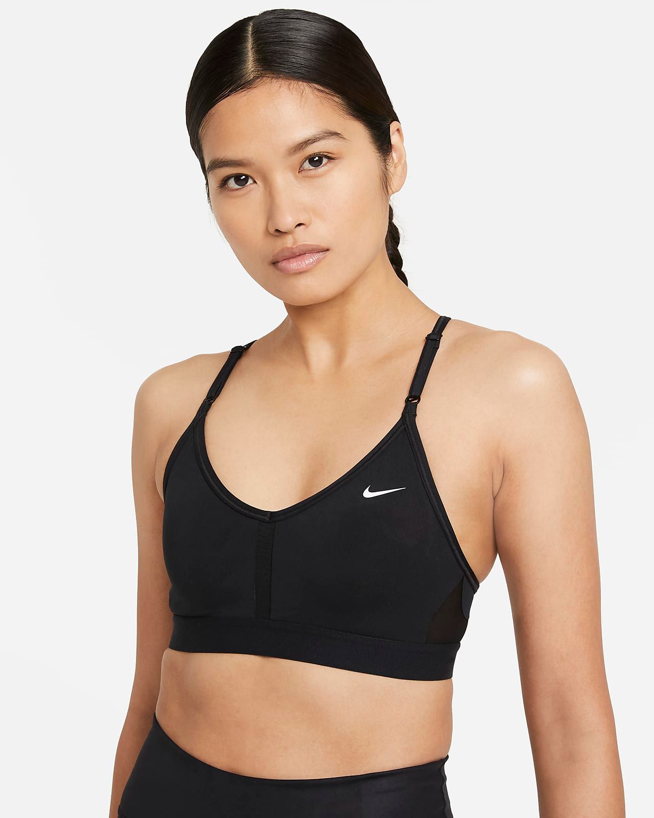 Nike - Áo ngực thể thao nữ Dri-Fit Inlady-Neck Bra AP21-CZ10
