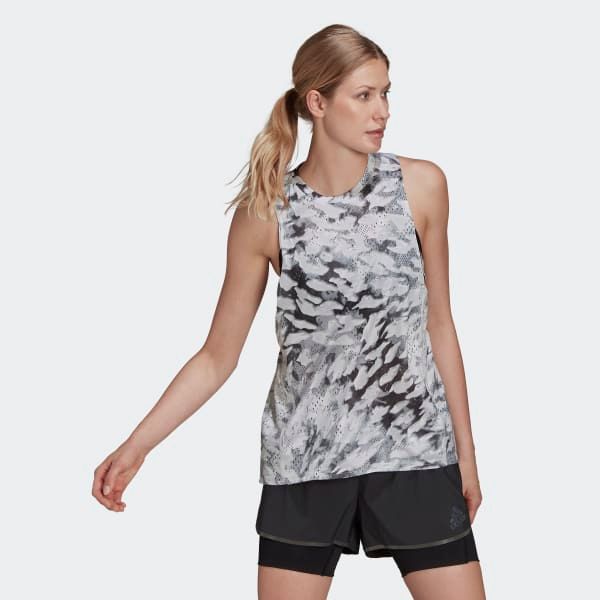 adidas - Áo thun ba lỗ Nữ Fast Aop Tank FW21-GT62