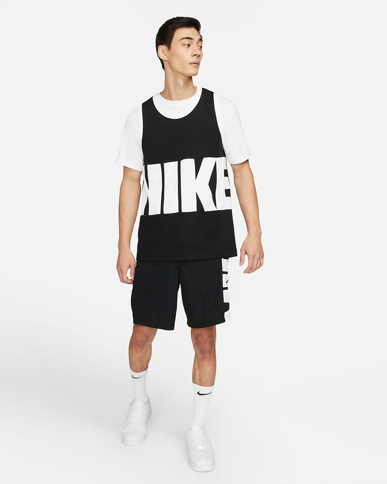 Nike - Áo ba lỗ thể thao nam Dri-Fit Jersy Starting Five AP21-DA54