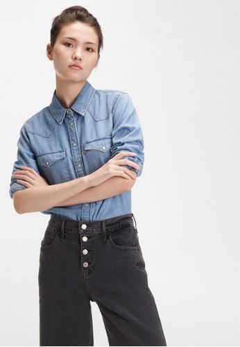 Levi's - Áo sơ mi tay dài nữ Regular Women Be Free Levis LS21-0025