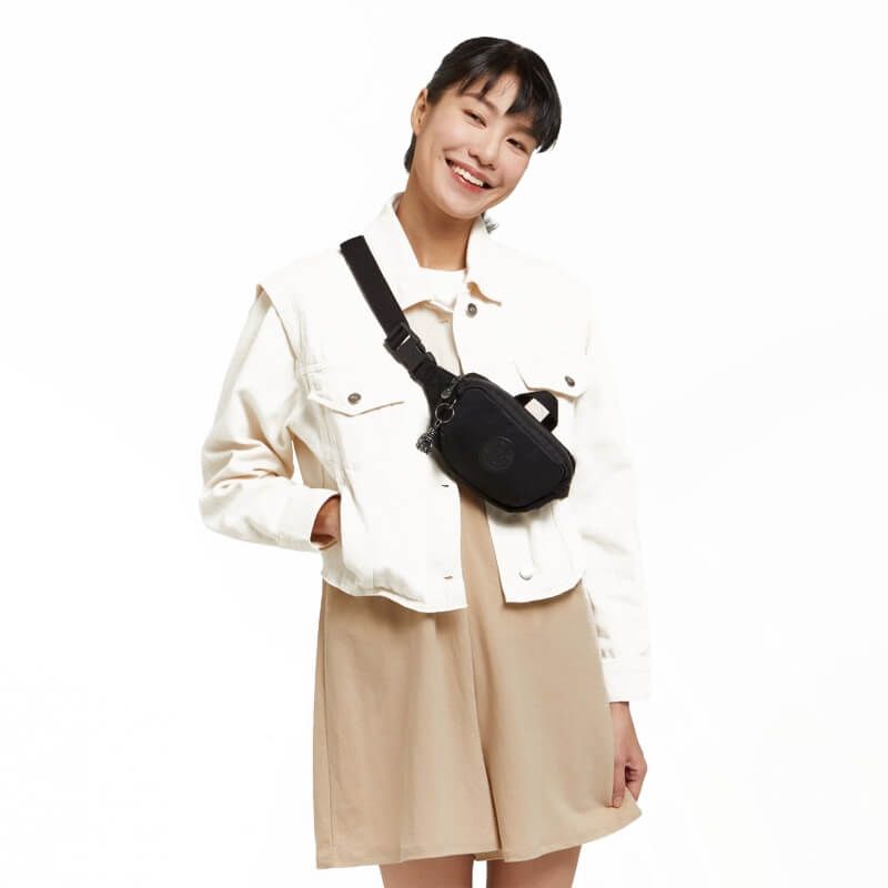 Kipling - Túi đeo chéo Alys Rich Black CR21-953F