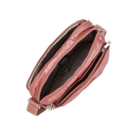 Kipling - Túi đeo chéo Abanu Mid Metallic Rust CR21-148P