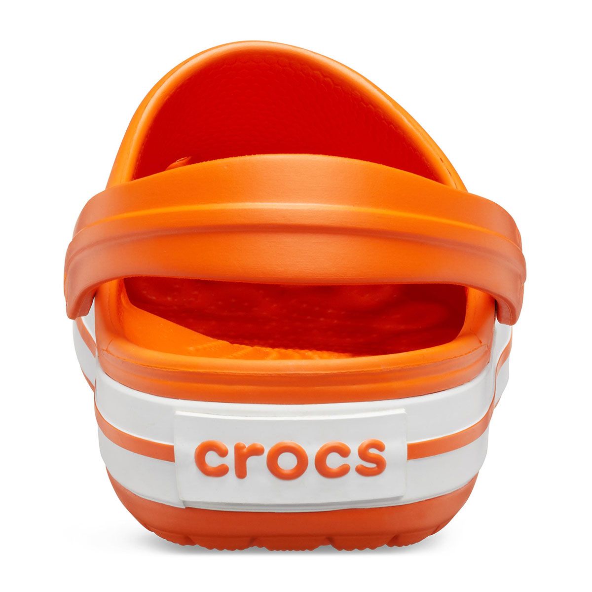 Crocs - Giày Sandal Thể Thao Unisex Crocband Clog Orange/White 1516-982