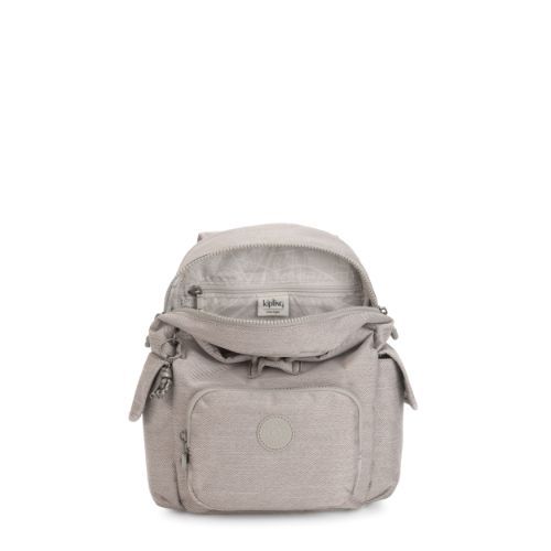 Kipling - Ba lô City Pack Mini Grey Beige Pep BA21-747O