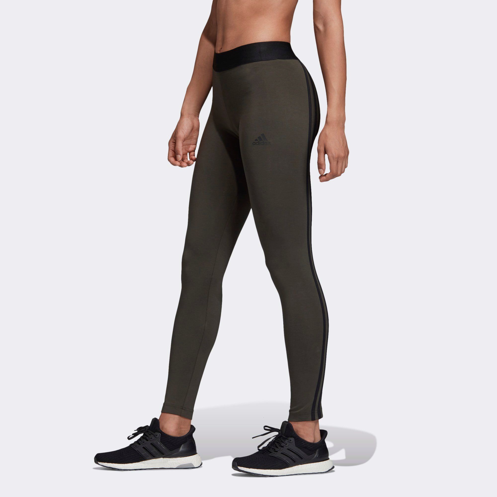 adidas - Quần dài ống bó Nữ Asym 3S Tights FW19-EB22