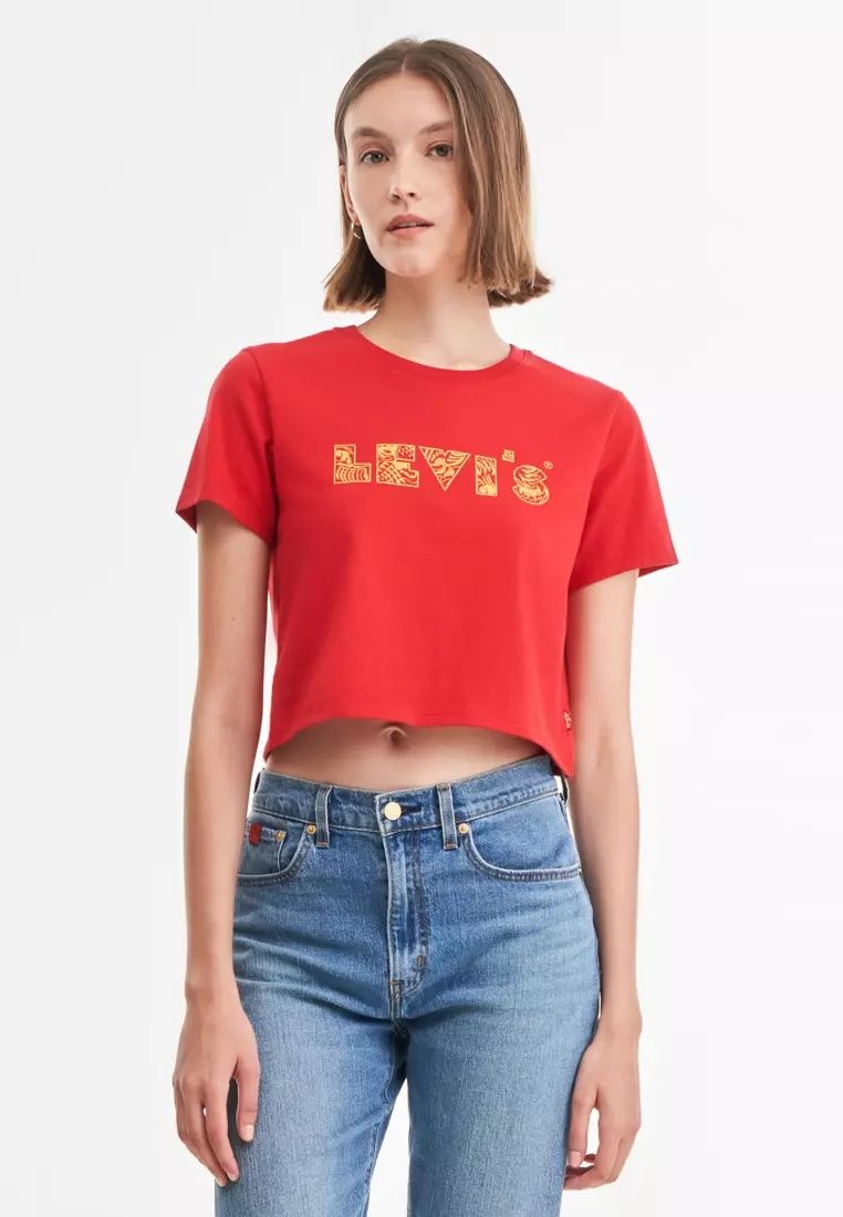 Levi's - Áo Tay Ngắn Nữ Lunar New Year Women's Cropped T-Shirt