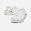 Crocs - Xăng đan nam nữ Classic Geometric White Lifestyle