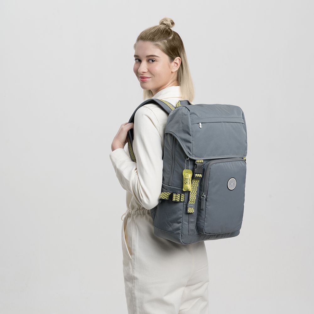 Kipling - Ba lô Yantis Dark Carbon BA21-354R