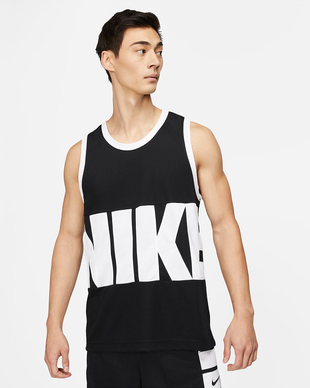 Nike - Áo ba lỗ thể thao nam Dri-Fit Jersy Starting Five AP21-DA54