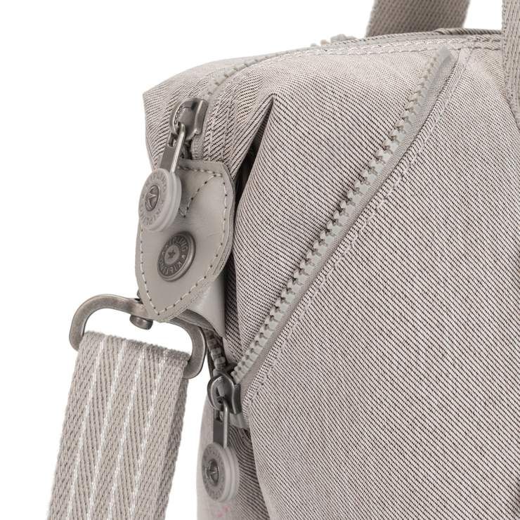 Kipling - Túi đeo vai Art Mini Grey Beige Pep SH21-647O