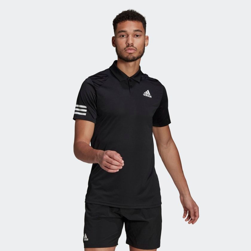 adidas - Áo thun có cổ Nam Club 3 Stripes Polo Shirt Tennis SS21-GL21