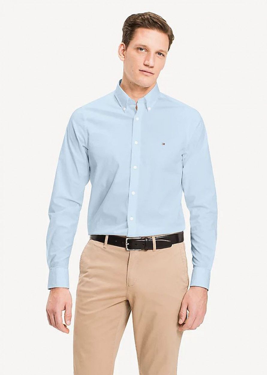 Tommy Hilfiger - Áo sơ mi tay dài nam Core Stretch Slim AP21-5226