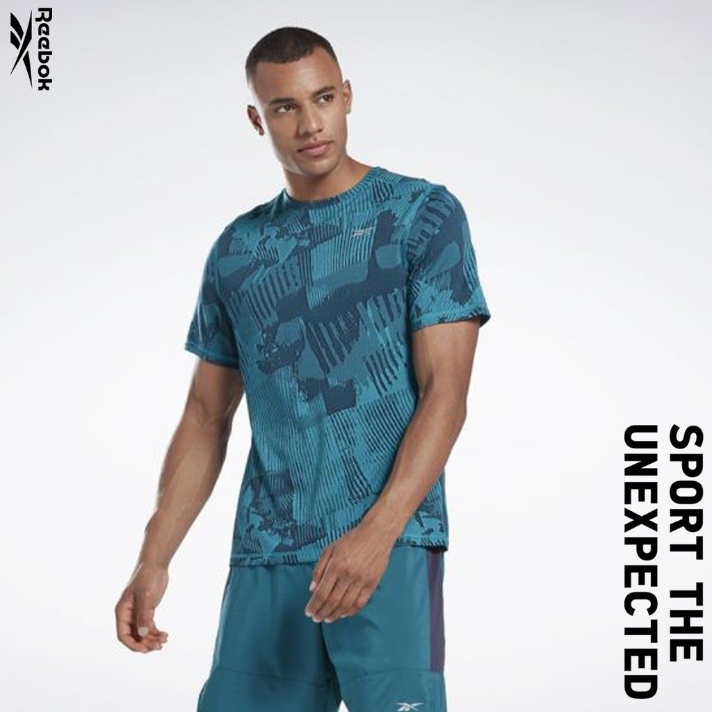 Reebok - Áo thun tay ngắn Nam OSR JACQUARD TEE Fitness Men Running OS-3960