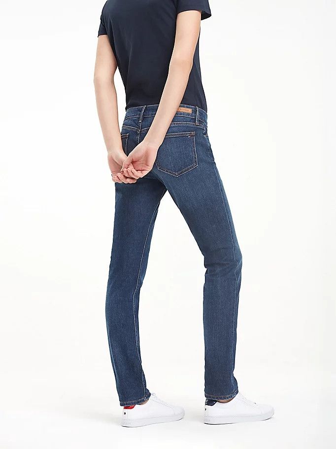 Tommy Hilfiger - Quần jeans nữ Heritage Rome Straight AP21-7O22