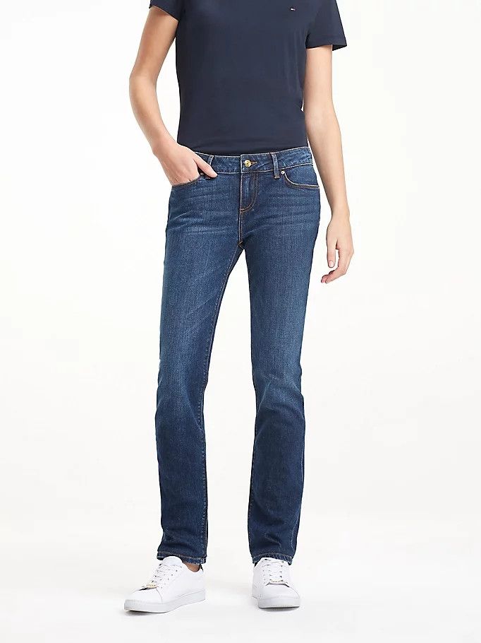 Tommy Hilfiger - Quần jeans nữ Heritage Rome Straight AP21-7O22