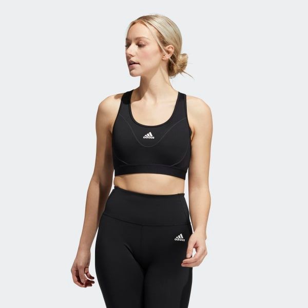 adidas - Áo ngực hỗ trợ vừa Nữ Reflective Workout Bra - Medium Support FW21-GR50