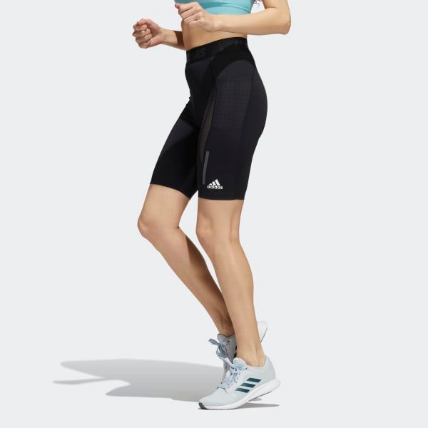 adidas - Quần short ống bó Nữ Heat.Dry Short Tights FW21-GR41