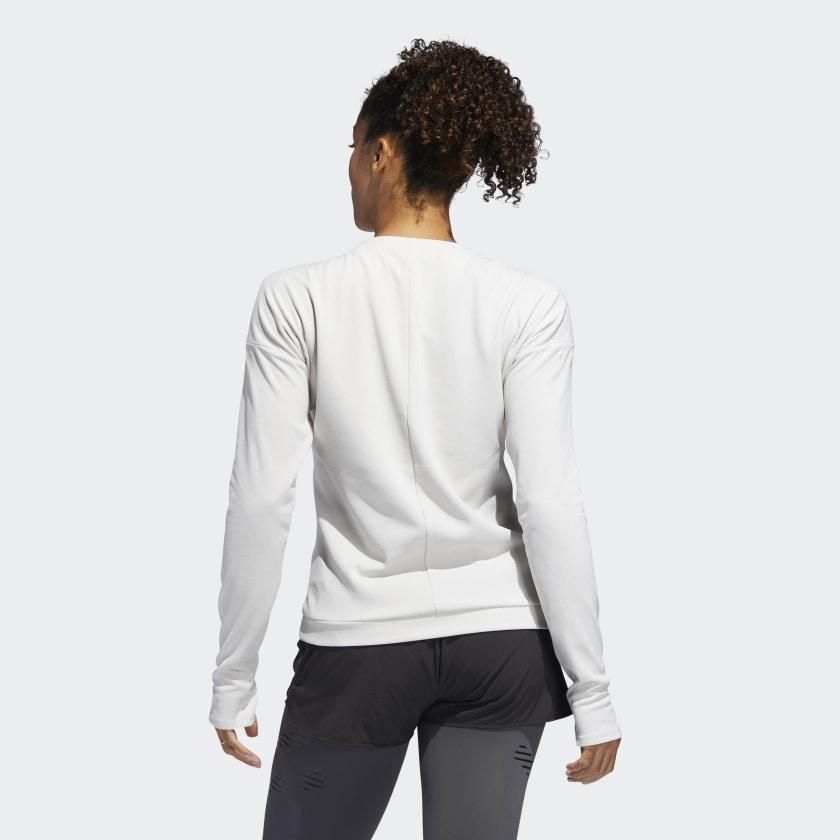 adidas - Áo Thun Thể Thao Tay Dài Nữ Running App Women Sn Run Cru W Women Sport Performance SW-1918