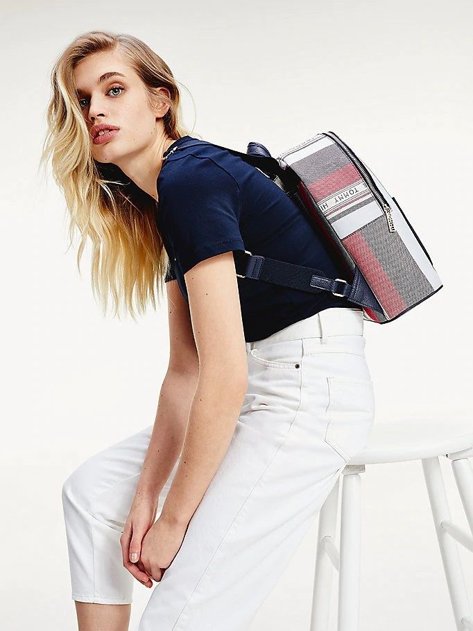 Tommy Hilfiger - Ba lô nữ Binding Backpack AW21-Q120