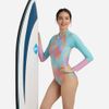 Speedo - Áo bơi tay dài chống nắng nữ Speedo Printed Panel Swimming